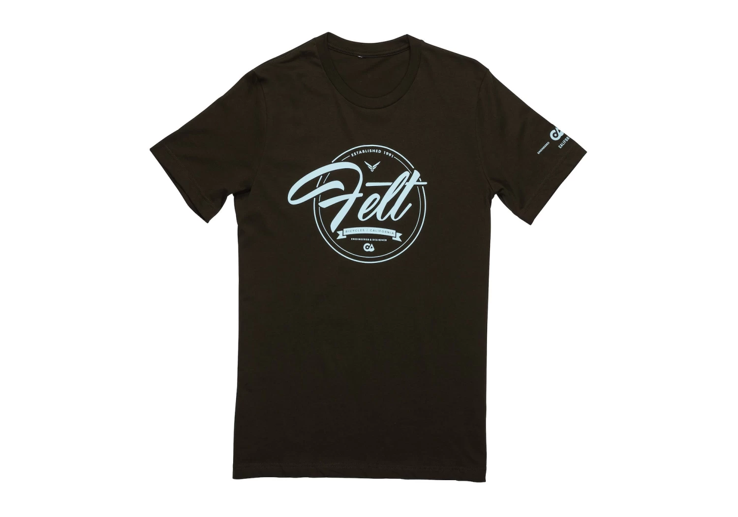 Felt Bicycles Script Dark Olive T-Shirt | Men's